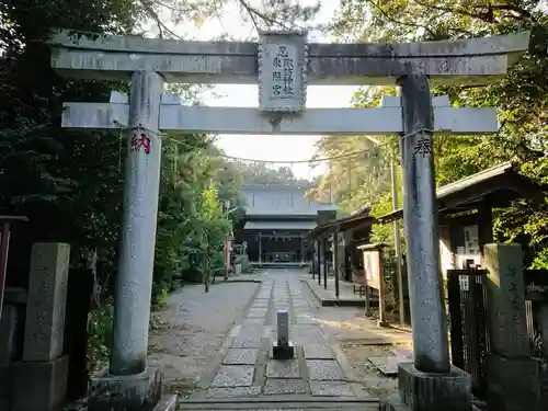 忍　諏訪神社・東照宮　の鳥居