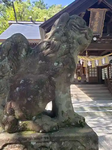 春日山神社の狛犬