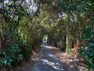 神社（名称不明）の周辺