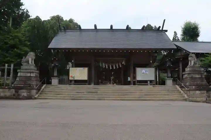 開成山大神宮の山門・神門
