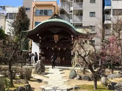 大阪天満宮の庭園