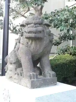 金ヶ作熊野神社の狛犬
