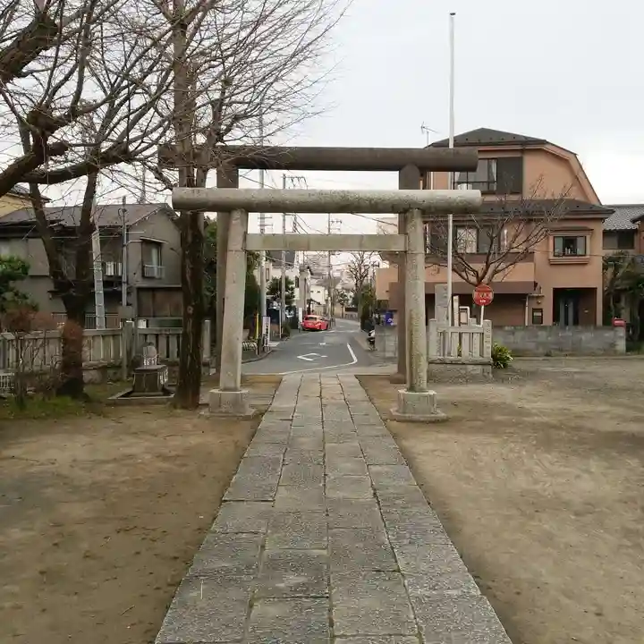 上小松天祖神社の鳥居