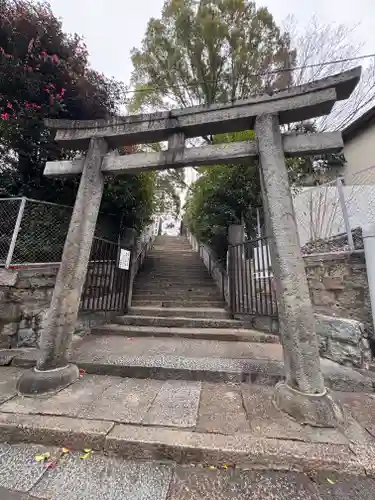 安居神社の鳥居