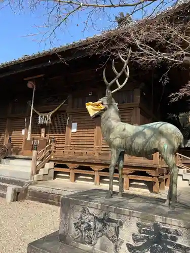 愛知県高浜市春日神社の狛犬