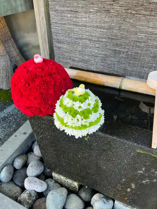 上尾御嶽神社の手水舎