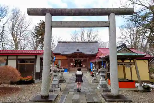 八幡秋田神社の鳥居