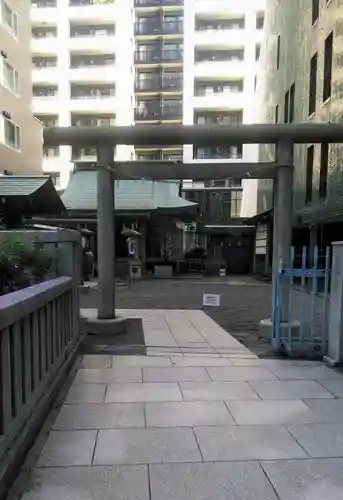 宮益御嶽神社の鳥居
