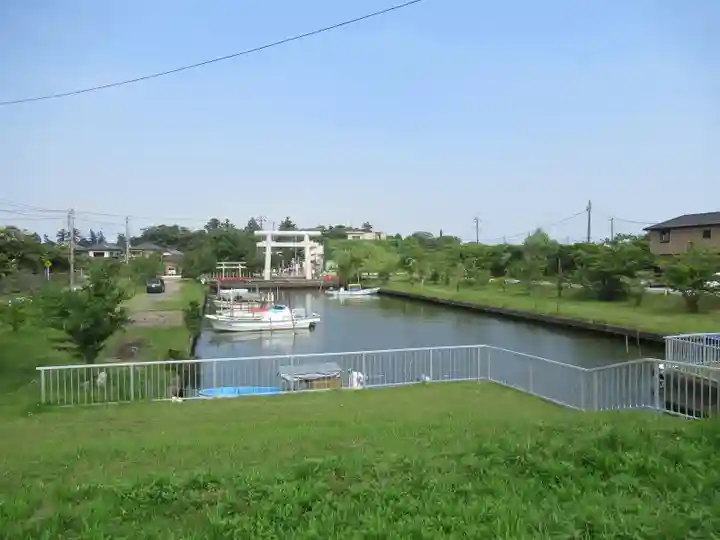 息栖神社の周辺