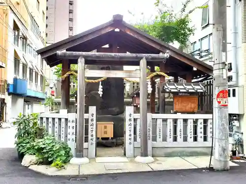 神明社旧跡の鳥居