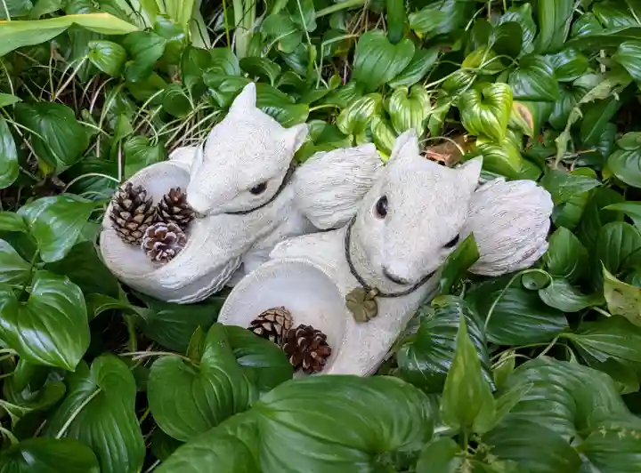 帯広三吉神社の像