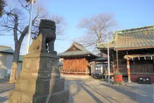 岩淵八雲神社の狛犬