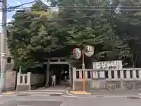 渋谷氷川神社の鳥居