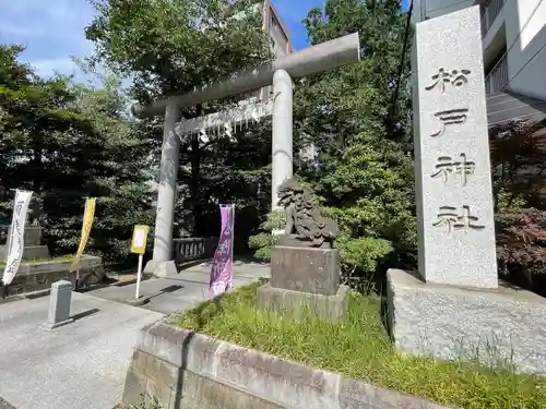 松戸神社の鳥居