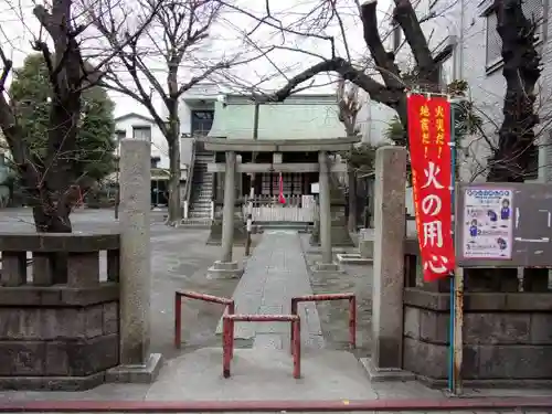 甘酒稲荷神社の鳥居