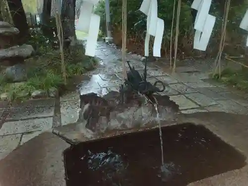 菊田神社の手水舎