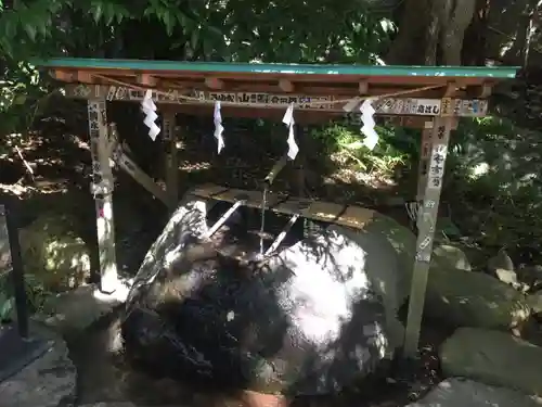 來宮神社の手水舎