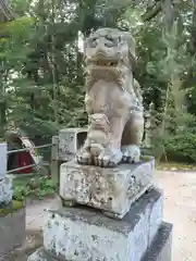 玉作湯神社の狛犬