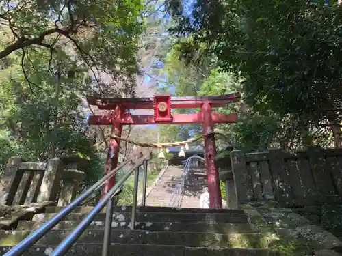 柞原八幡宮の鳥居