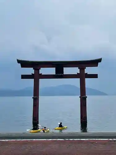 白鬚神社の鳥居