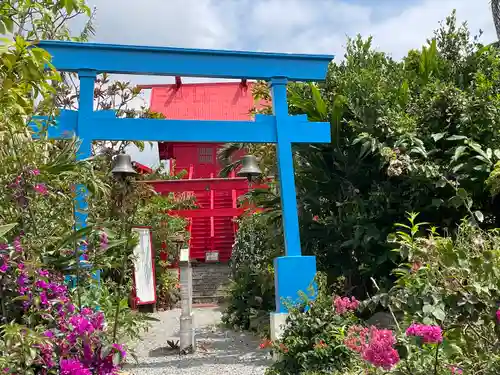 石垣宝来宝来神社の鳥居