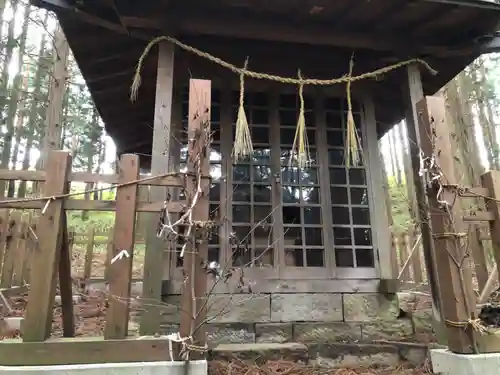 阿禮神社奧宮の本殿