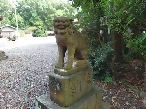 姉埼神社の狛犬