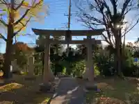 建市神社の鳥居