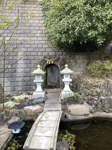 叶神社 (西叶神社)の庭園