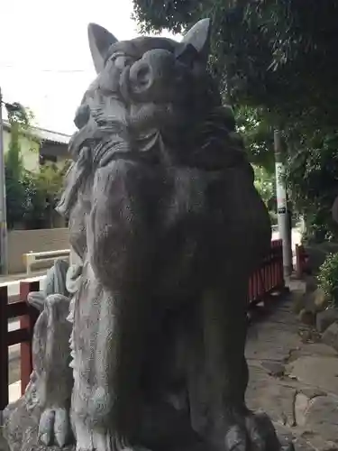 駒木諏訪神社の狛犬