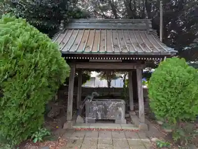 下総野田愛宕神社の手水舎