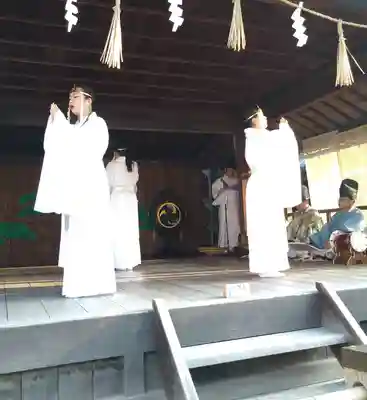 阿智神社の神楽