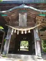 柞原八幡宮の山門・神門