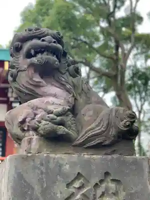 多摩川浅間神社の狛犬