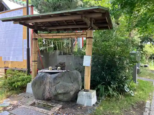森山社（森山神社）の手水舎
