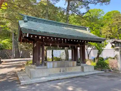 群馬県護国神社の手水