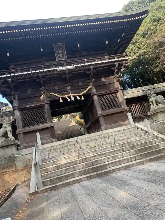 花岡八幡宮の山門・神門
