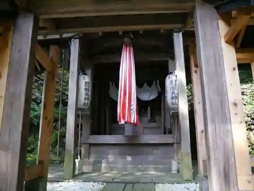 関蝉丸神社上社の本殿