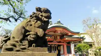 鮫州八幡神社の狛犬