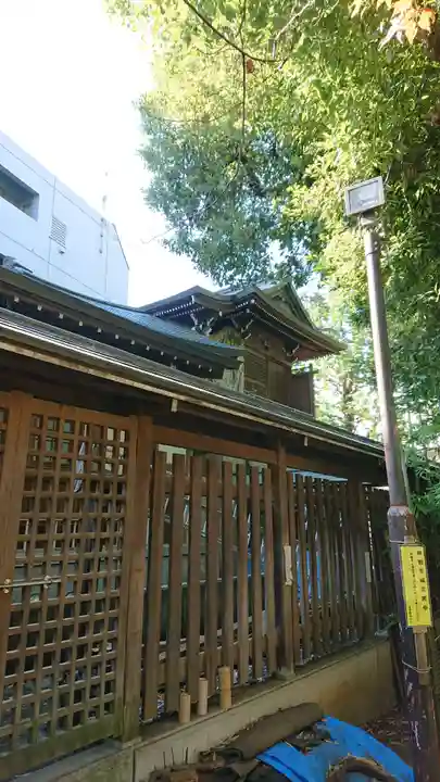 鳩森八幡神社の本殿・本堂