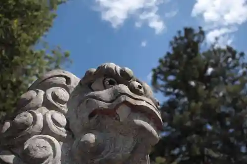 酒折宮の狛犬
