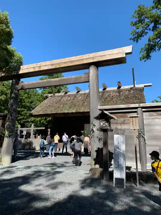 伊勢神宮外宮(豊受大神宮)の鳥居