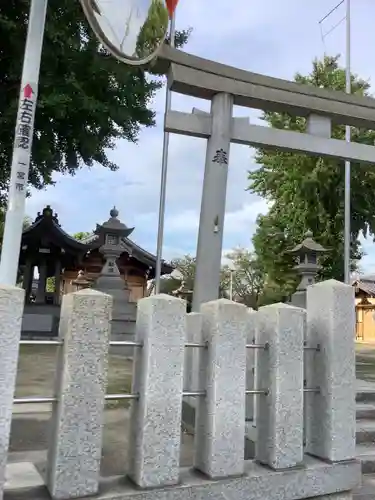 六所社（多加木）の鳥居