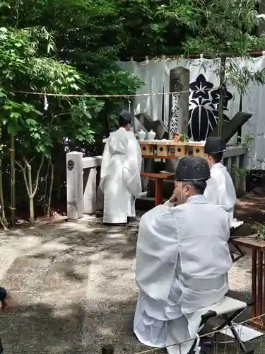 白旗神社のお祭り