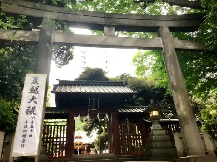 金王八幡宮の鳥居