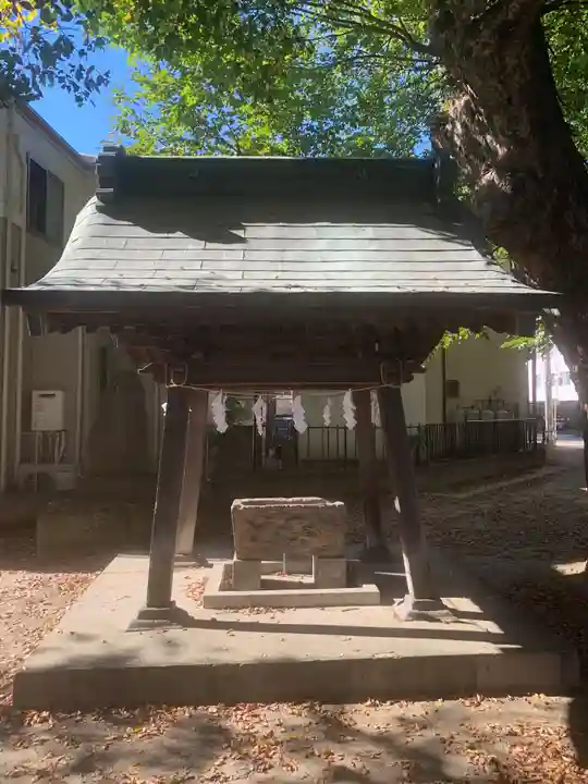 青渭神社の手水舎