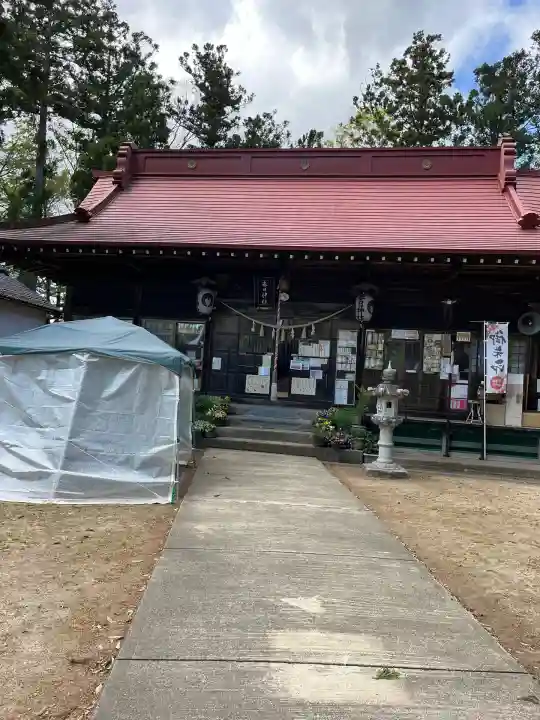 岡部春日神社~👹鬼門よけの🌺花咲く🌺やしろ~(福島県)