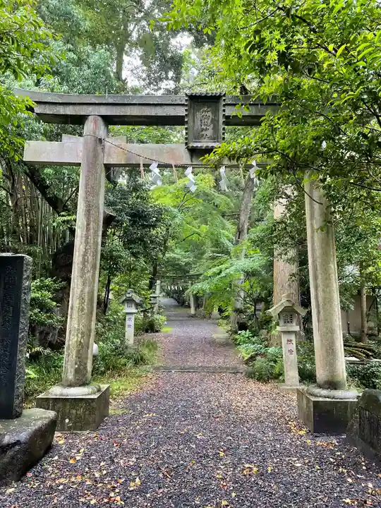 五所駒瀧神社の鳥居