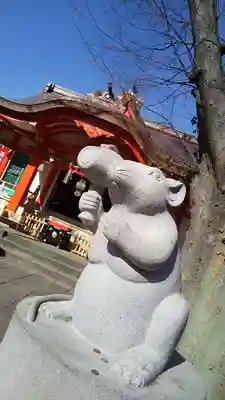 戸部杉山神社の狛犬