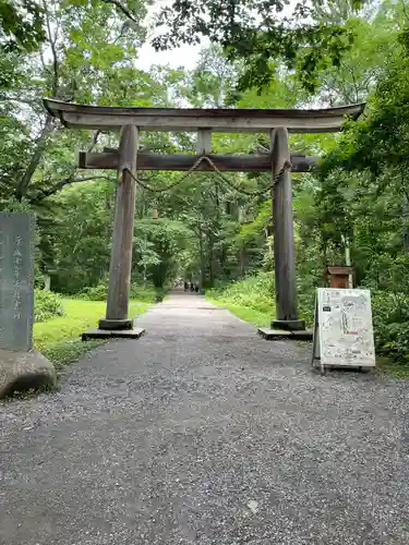 戸隠神社奥社の鳥居